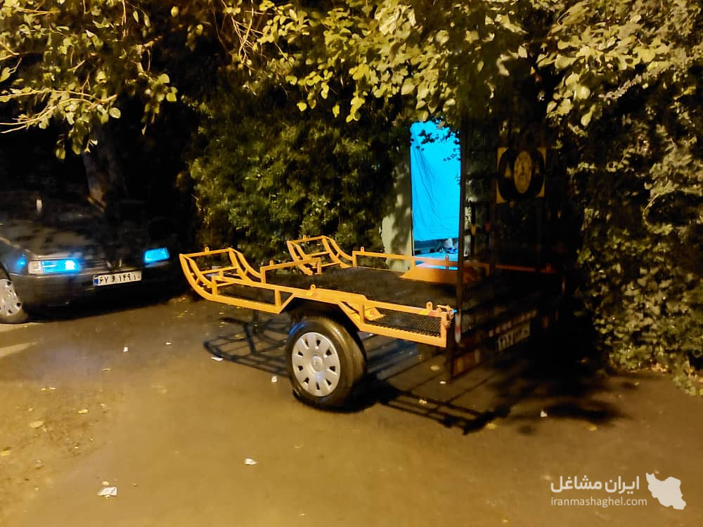 تولید و فروش یدک کش کفی تریلر موتور چهارچرخ surudan در آزادی تهران